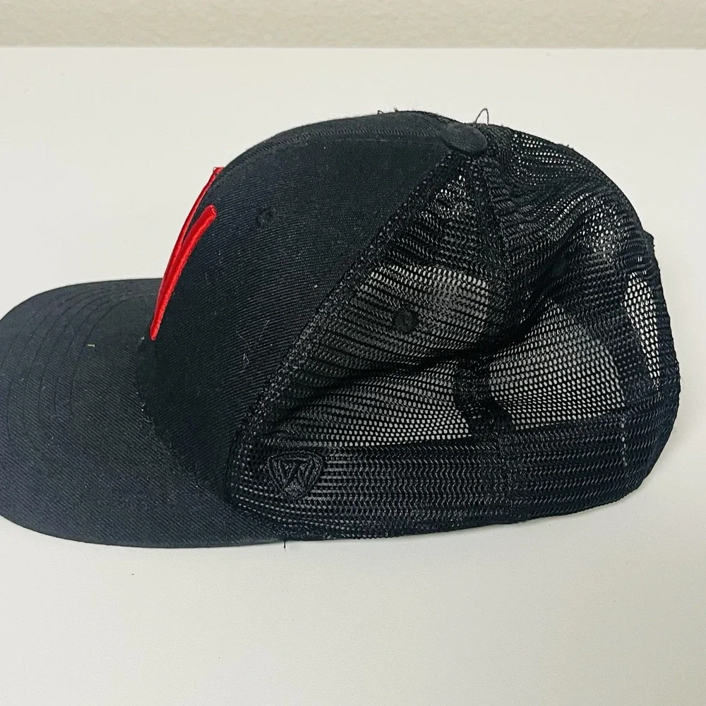 Top of the World Nebraska Cornhuskers N Black Trucker Hat Snapback Cap Mens